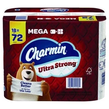 Charmin 8823 2-Ply Septic Safe Ultra Strong Bathroom Tissue - WHT (18/Pack) New