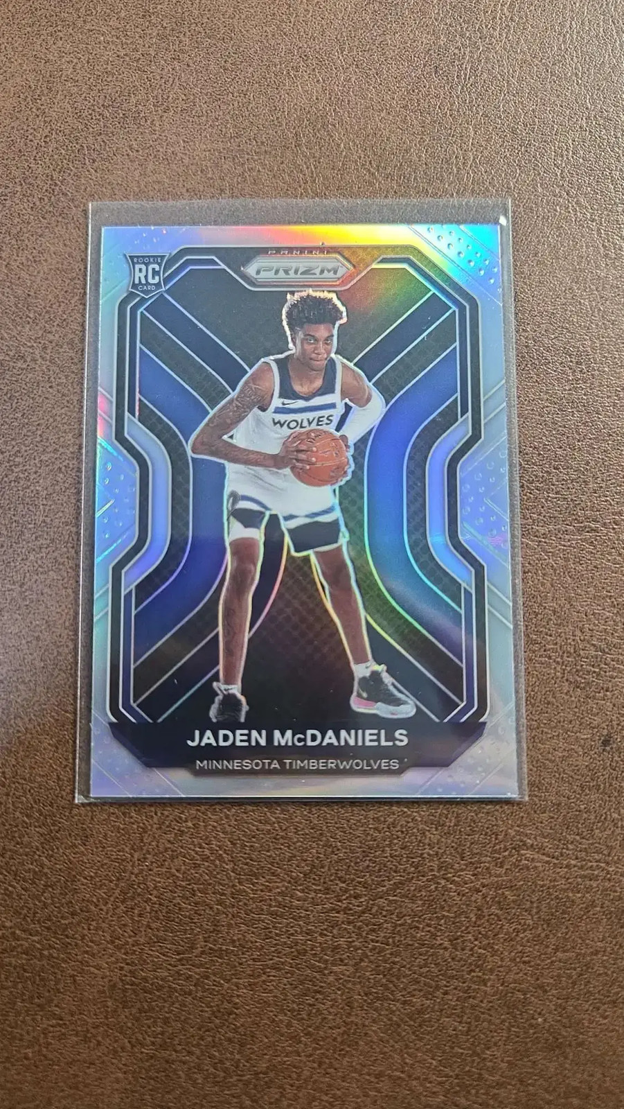 2020-21 Panini Prizm - Jaden McDaniels #277 Silver Prizm (RC) AB74