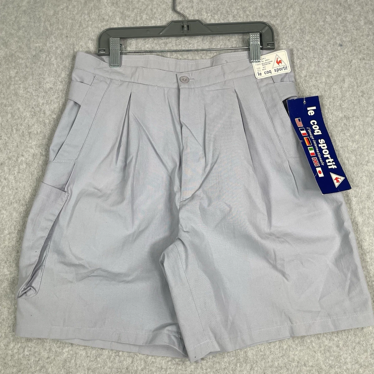 Le Coq Sportif Court 8in Men's Tennis Shorts - New Optical White