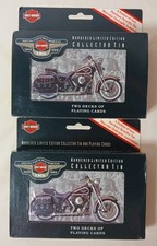 2 1998 Harley Davidson 95th Anniversary Collector Tin 2 decks Playing Cards NEW