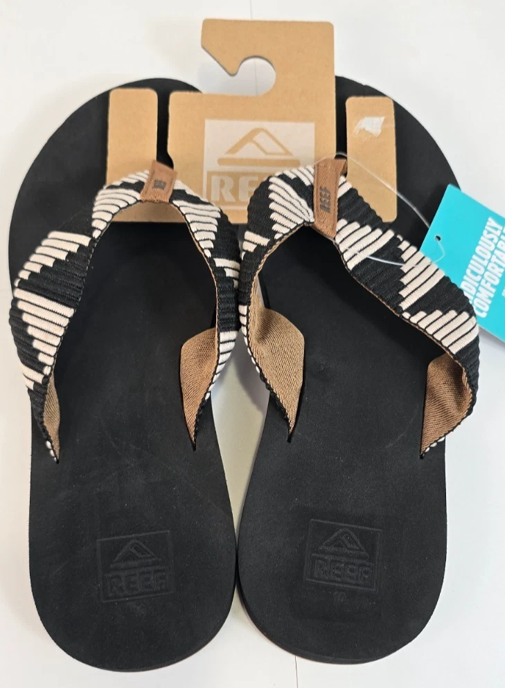 Reef - Flip Flops / Sandals - Spring Woven - Black - Womens
Opens in a new window or tab