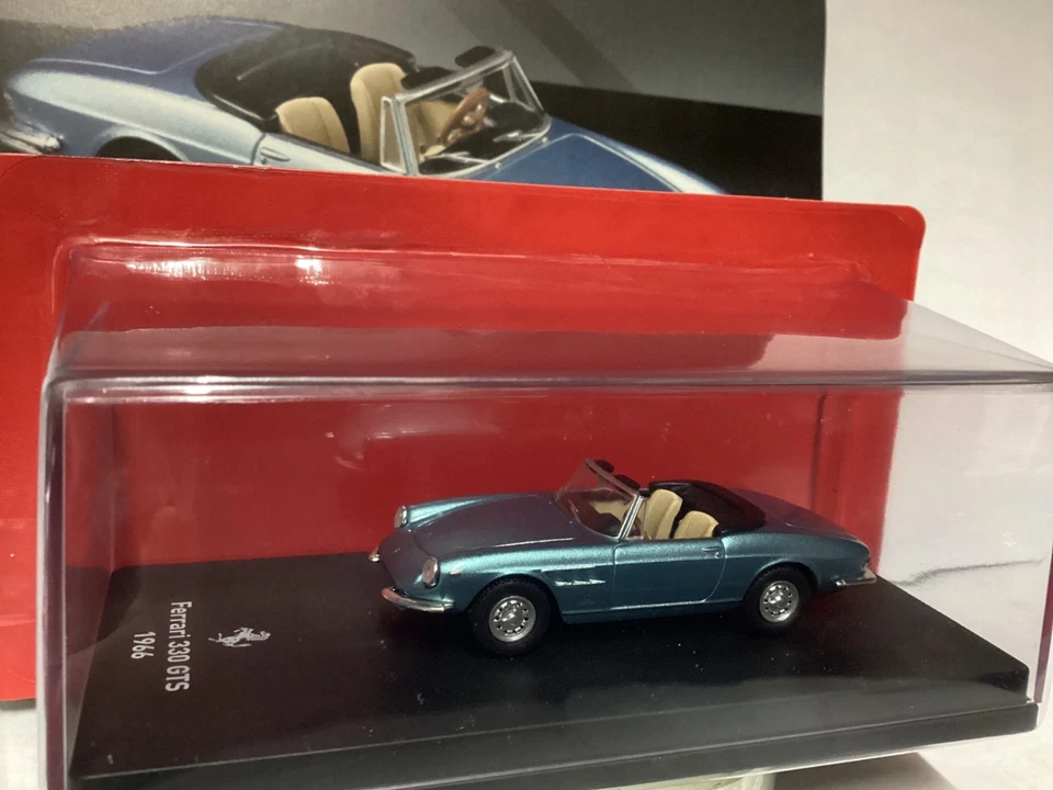 FERRARI 330 GTS 1966    1/64 die-cast + BOOKLET, Centauria Limited edition - Immagine 2 di 4