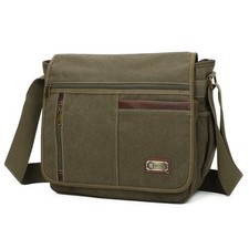 Messenger Bag For Man,Canvas Satchel Bag Crossbody Bag Shoulder Bag Vintage 1...
