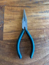 Vintage Needle Nose Pliers Drop forged 6.5"  EX condition barely used