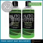 2 x SNOW FOAM 800ML PRE WASH CAR SHAMPOO HIGH PERFORMANCE DIRT GRIME REMOVER NEW