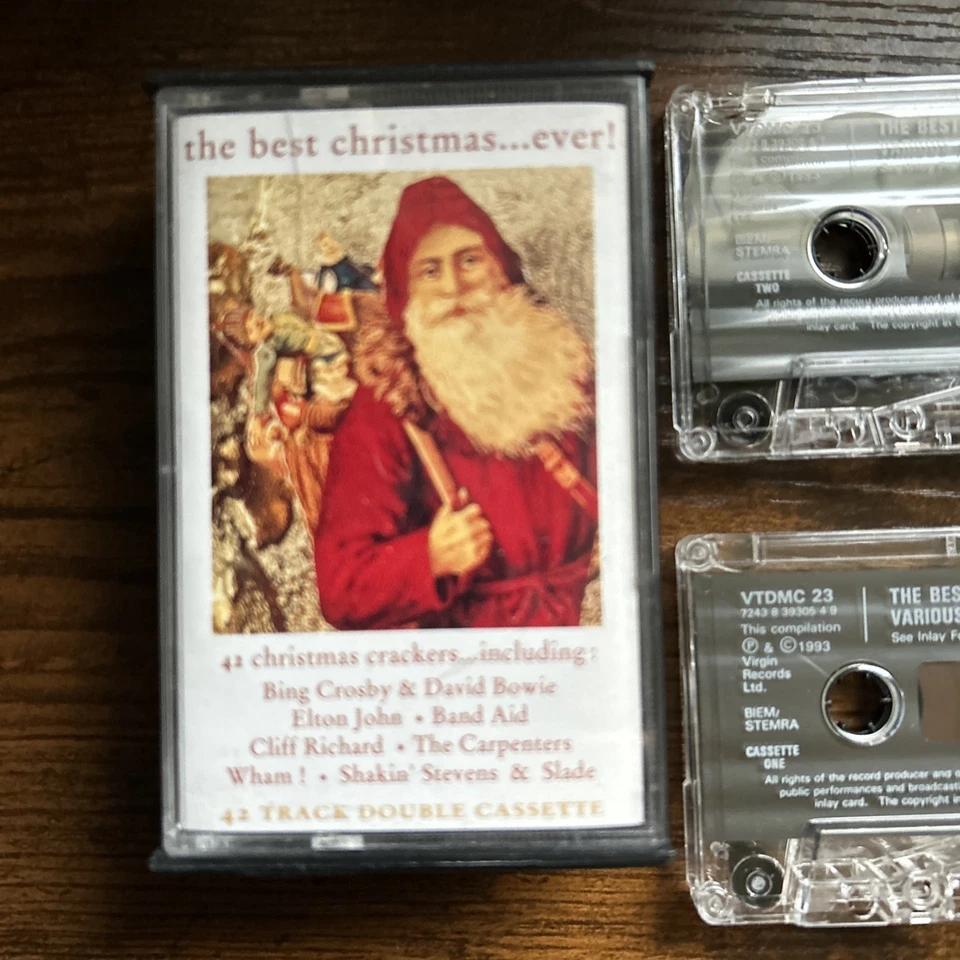 VARIOUS ARTISTS - THE BEST CHRISTMAS....EVER! 42 Track Double Cassette tape Ex C - Image 2 of 4