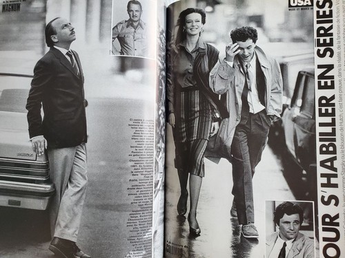 1983 Fr VOGUE Hommes magazine ROGER MOORE James Bond APPLE AD Lambert Wilson - Picture 8 of 15