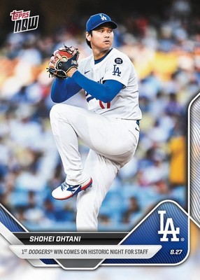 Shohei Ohtani 1st Dodgers Win 2025 MLB Topps NOW Card 621 | eBay