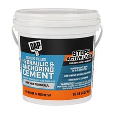 DAP Quick Plug Hydraulic  Anchoring Cement 10 lb Gray