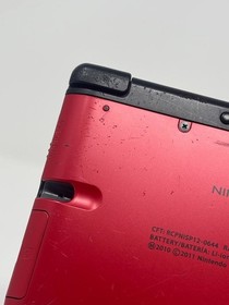 Nintendo 3DS XL Red Console English US Version Tested w/Game + Charger