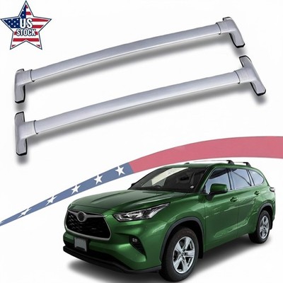 Fits forToyota Highlander 2020-2025Roof Rack Cross Bars US Stock Silve Crossbars
