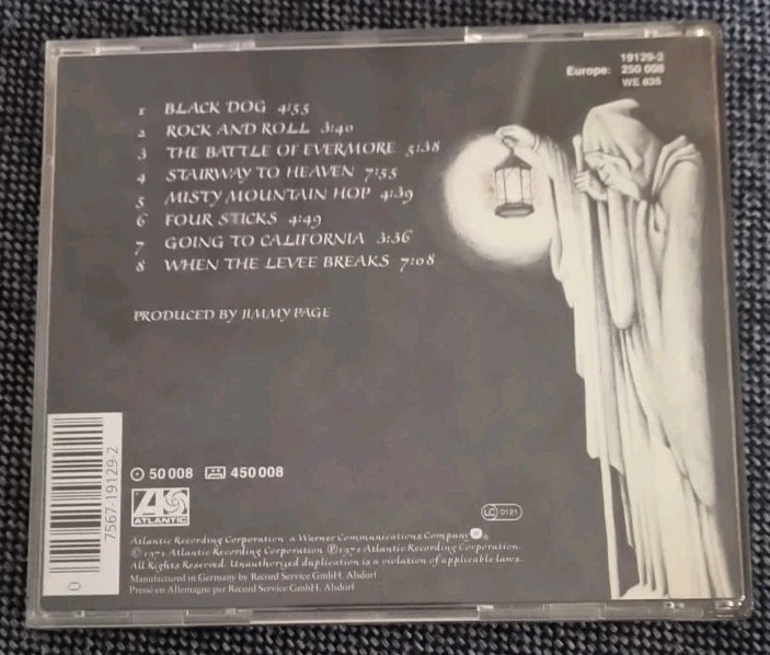 Led Zeppelin - Led Zeppelin - 1971 Stairway to heaven Black Dog Rock and Roll - Bild 2 von 2