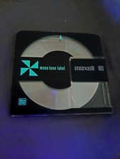 RARE maxell blank minidisc mono tone Glow In The Dark Black 80min Japan