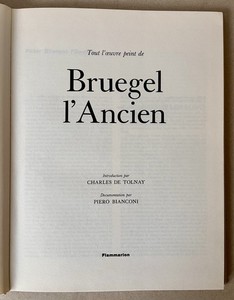 Piero BIANCONI, Charles de TOLNAY — Tout l'œuvre peint de Bruegel l'Ancien — vue 10 sur 15