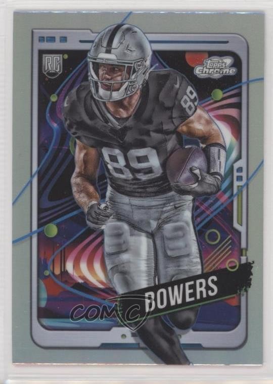 2024 Topps Cosmic Chrome Rookies Refractor Brock Bowers #149 Rookie RC