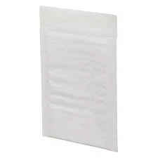 Bubble Mailer, Paper, 6-3/4" L, White, Pk250,  56Lr86