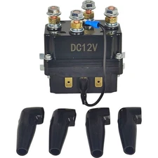 Winch Solenoid Relay 12V 250A Badlands Winch Solenoid Contactor for ATV UTV