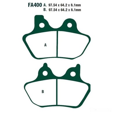 Bremsbelag EBC FA400V vorne für Harley Davidson FXDL 1450 Dyna Low Rider 2000-03