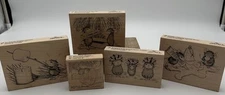 STAMPA Rosa Rubber Stamps House Mouse Designs Lot Of 5 1999