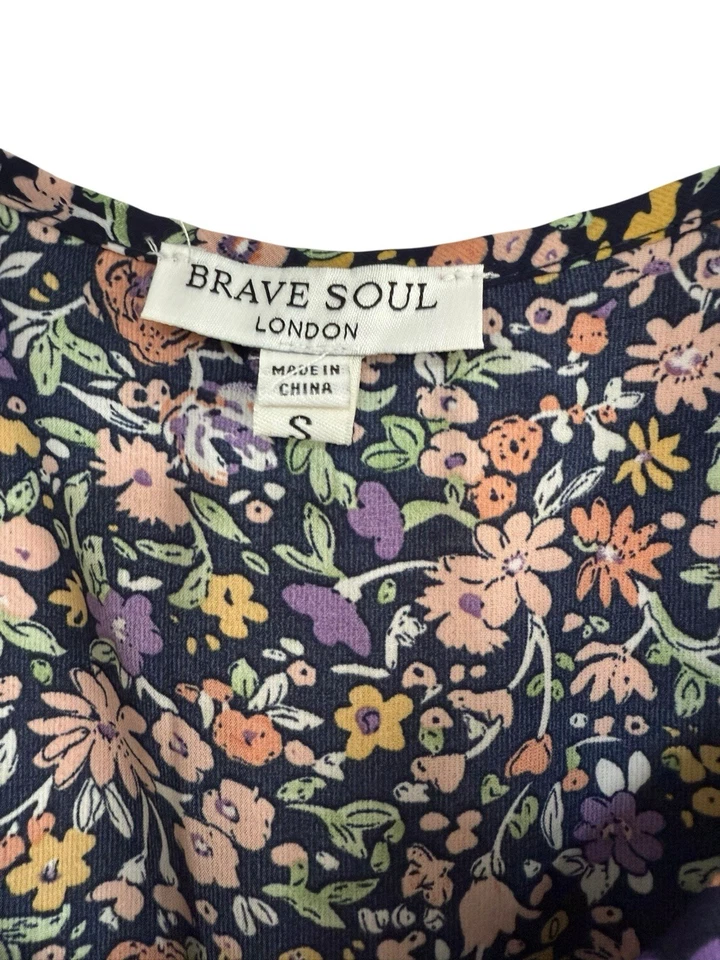Mono Brave Soul talla 8 floral pierna acampanada Foto 4 de 4