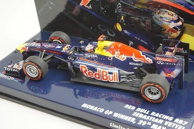 1:43 MINICHAMPS 413110401 Red Bull Racing RB7 Monaco GP 2011 #1 model car - Image 2 of 4