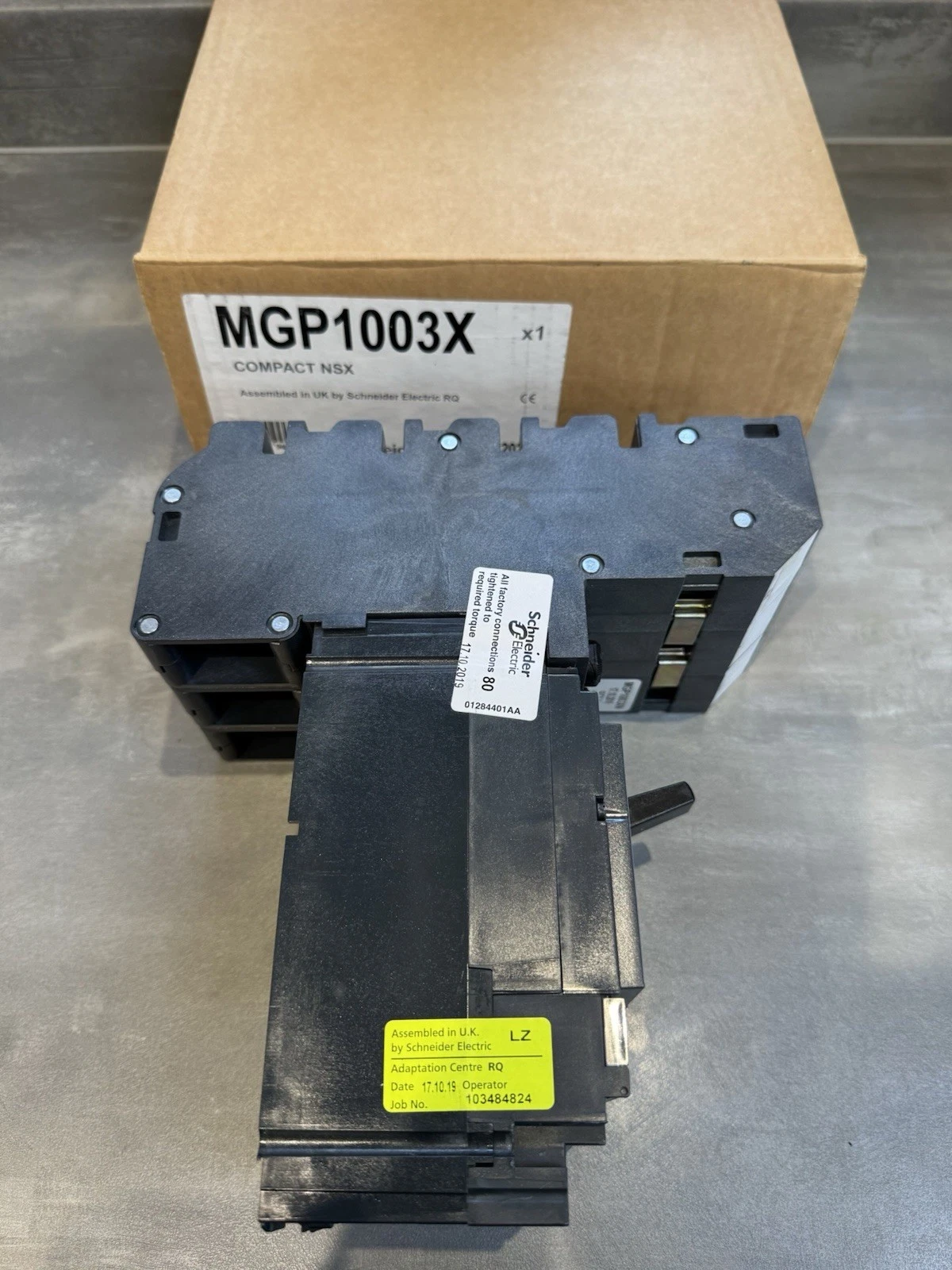 Schneider MGP1003X Compact NSX 3 Pole MCCB 36KA Brand New In Box 10