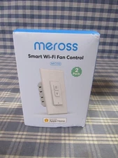 Meross Smart Wi-Fi Fan Control 2 Pack MFC100 (New Open Box) FAST FREE SHIPPING.