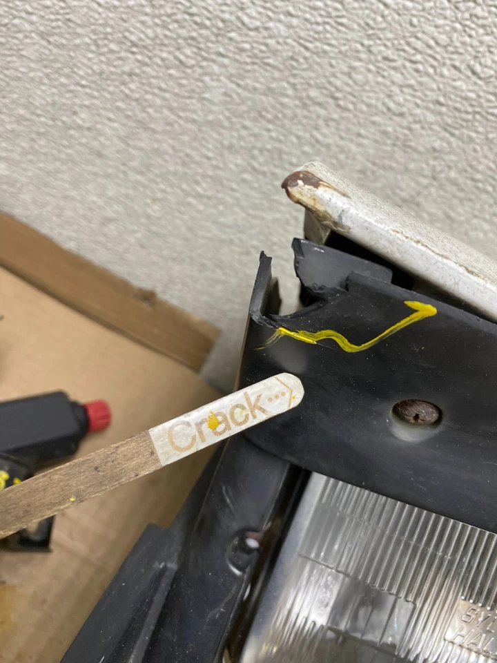 1990 年 1991 年三菱 Eclipse 左球杆 LH 车头灯 Oem U0852 DG — 第 4/4 张图片