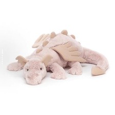 Jellycat Flying Dragon Series Plush Toy Rose Dragon Doll