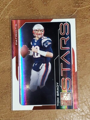 2008 Donruss Elite Stars Red 734/800 Tom Brady #S-24 Patriots