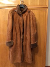 CAPPOTTO DONNA MONTONE SHEARLING ORIGINALE Tg. M