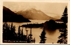 West Bay and the Narrows Alaska AK RPPC 1929