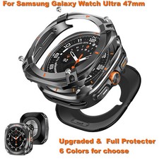 Rugged Protector Bumper For Samsung Galaxy Watch Ultra Hard Case Full Cover 47mm