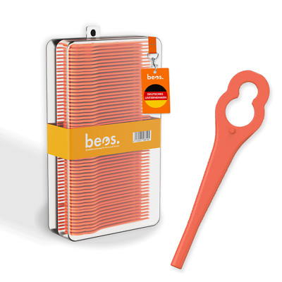 100x beos  Rasentrimmer Ersatzmesser-Set -Einhell, Bosch, CMI
