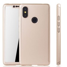 Phone Case for Xiaomi Mi 8 SE Full Cover Screen Protector Bumper Gold