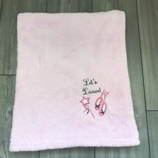HTF RN 119741 SL HOME FASHION PINK BLANKET BALLERINA  LETS DANCE  Ballet Shoes