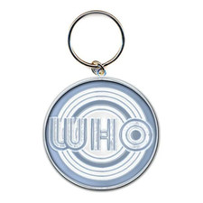 THE WHO official circular metal keyring keychain