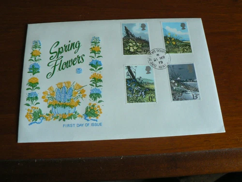1979 Stuart First Day Cover:  Spring Flowers