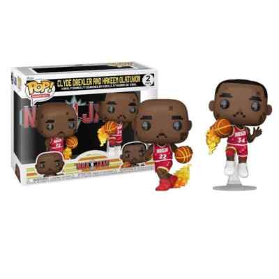 Funko Pop! NBA JAM: Rockets - Clyde Drexler und Hakeem Olajuwon 2-Pack #75063