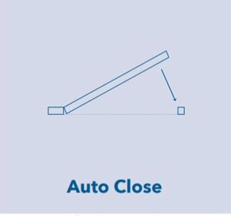 Safetots Pressure Fit Self Closing Stair Gate, Narrow, 68.5cm 75cm