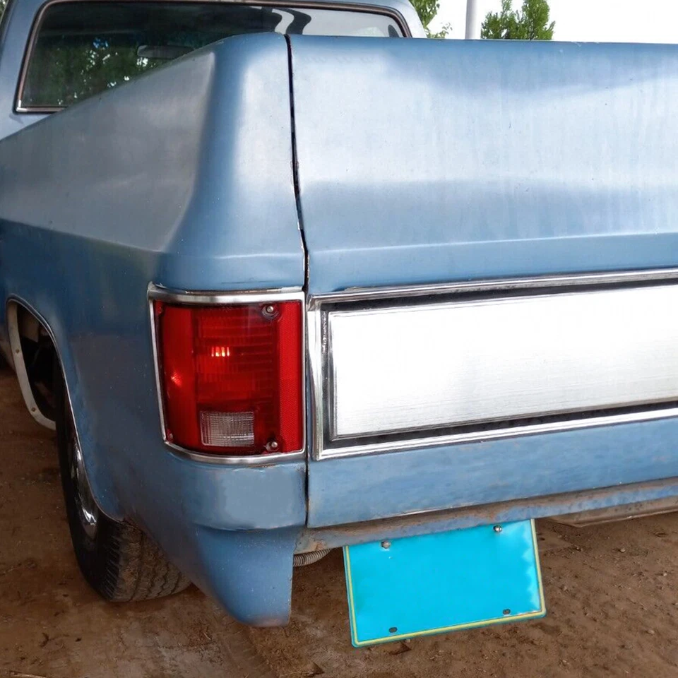 Par de lentes de luz trasera de freno para Chevrolet C10 K10 R1500 Suburban 1973 74 75-86 Foto 4 de 4