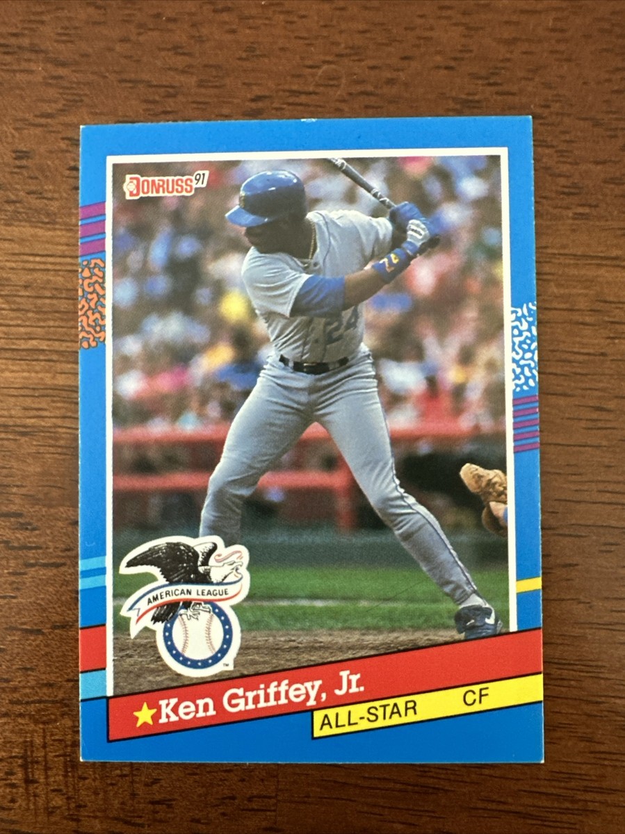 🔥RARE🔥1991 Donruss #49 KEN GRIFFEY JR. Error Card 