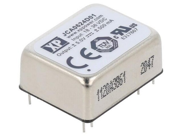 JCA0624D01 Wandler: Dc/Dc 6W Ueing: 18-36V Uausg: 5VDC Uausg2: -5VDC 12G Xp Powe-image