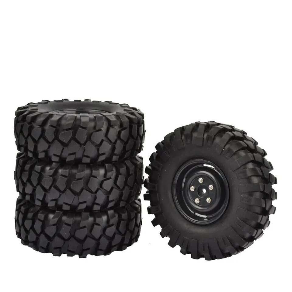 1/10 RC Rock Crawler 1.9inch Tires Wheels Set for Axial SCX10 D90 TRX4 CC01 CC02 - Bild 4 von 4