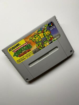 Nintendo Super Famicom TMNT Turtles in Time - Japan