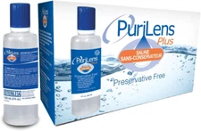 Purilens plus Preservative Free Contact Lens Saline. 120Ml (4 Fl. Oz.) 12 Pack