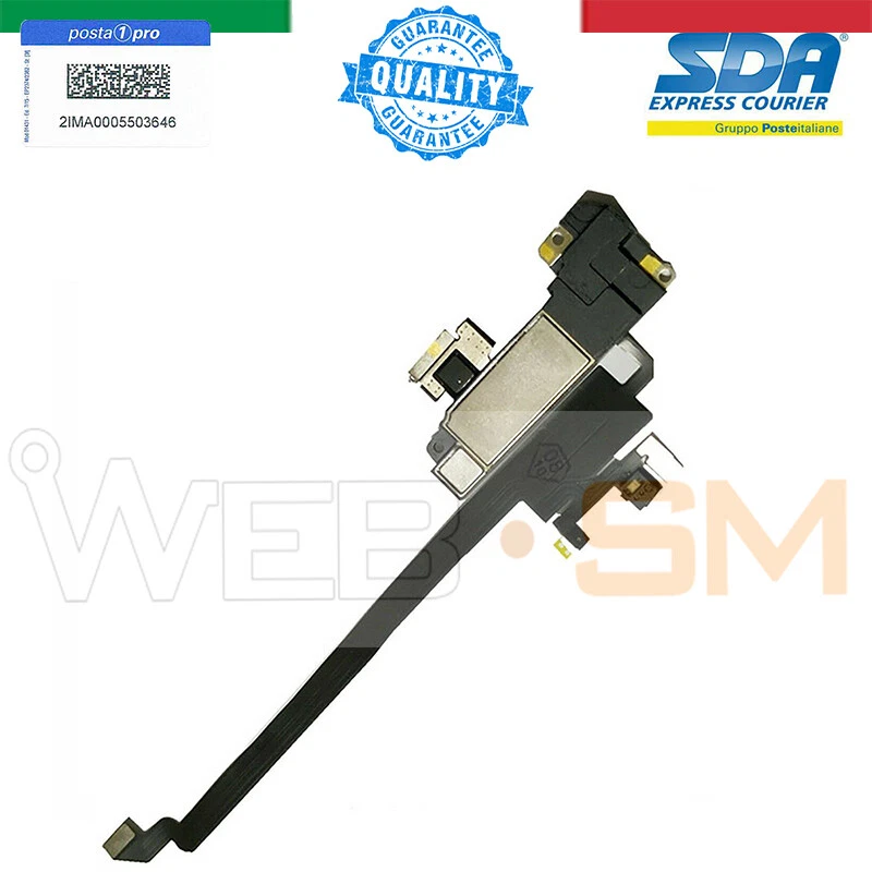 APPLE IPHONE XR FLAT SPEAKER VOCE SENSORE PROSSIMITà MICROFONO LUCE LUMINOSITà