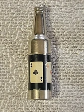 Vintage Collectible 1940's KEM Co Inc. 4 Aces Bottle Lighter
