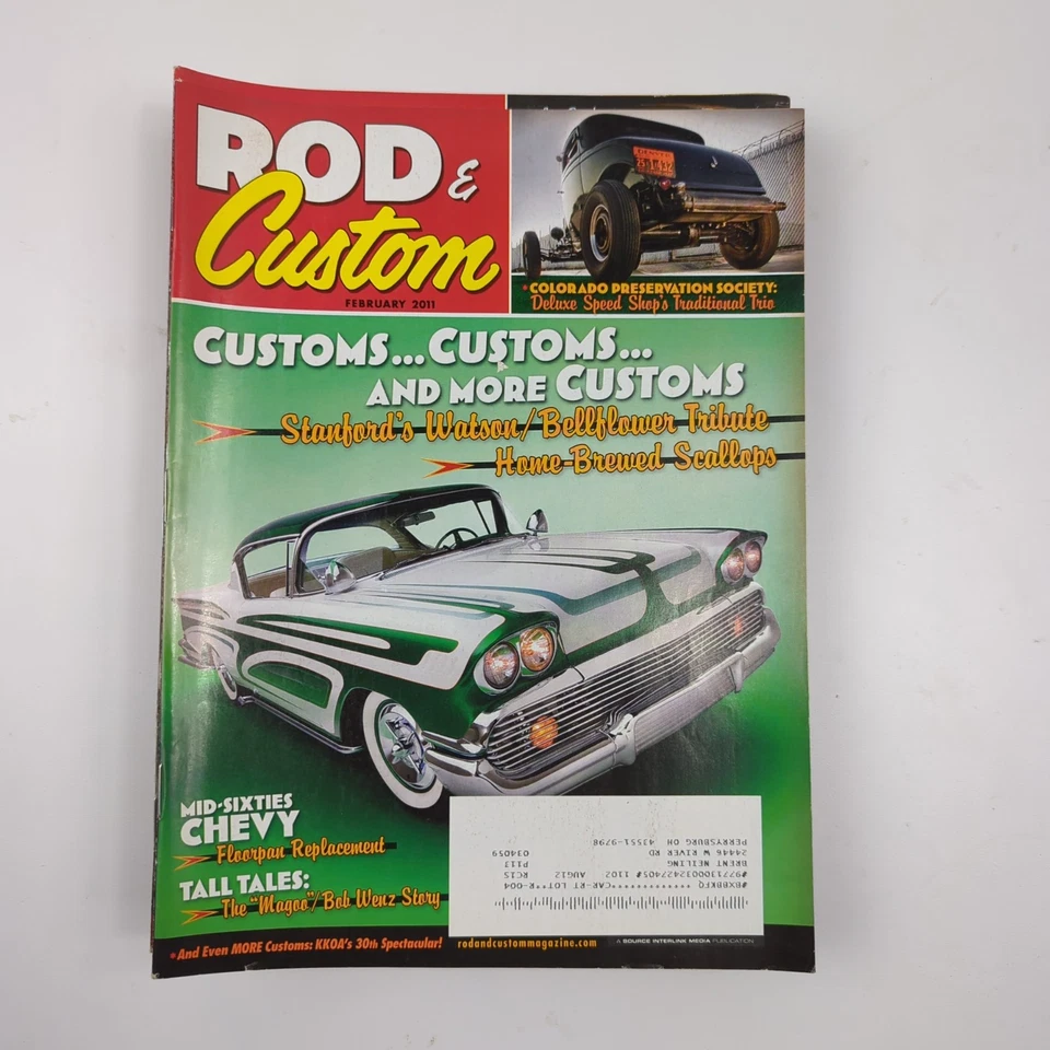 Rod and Custom Magazine Full Year Lot 2011 Set of 12 Hot Rod Street Cars Racing - Image 3 of 4
