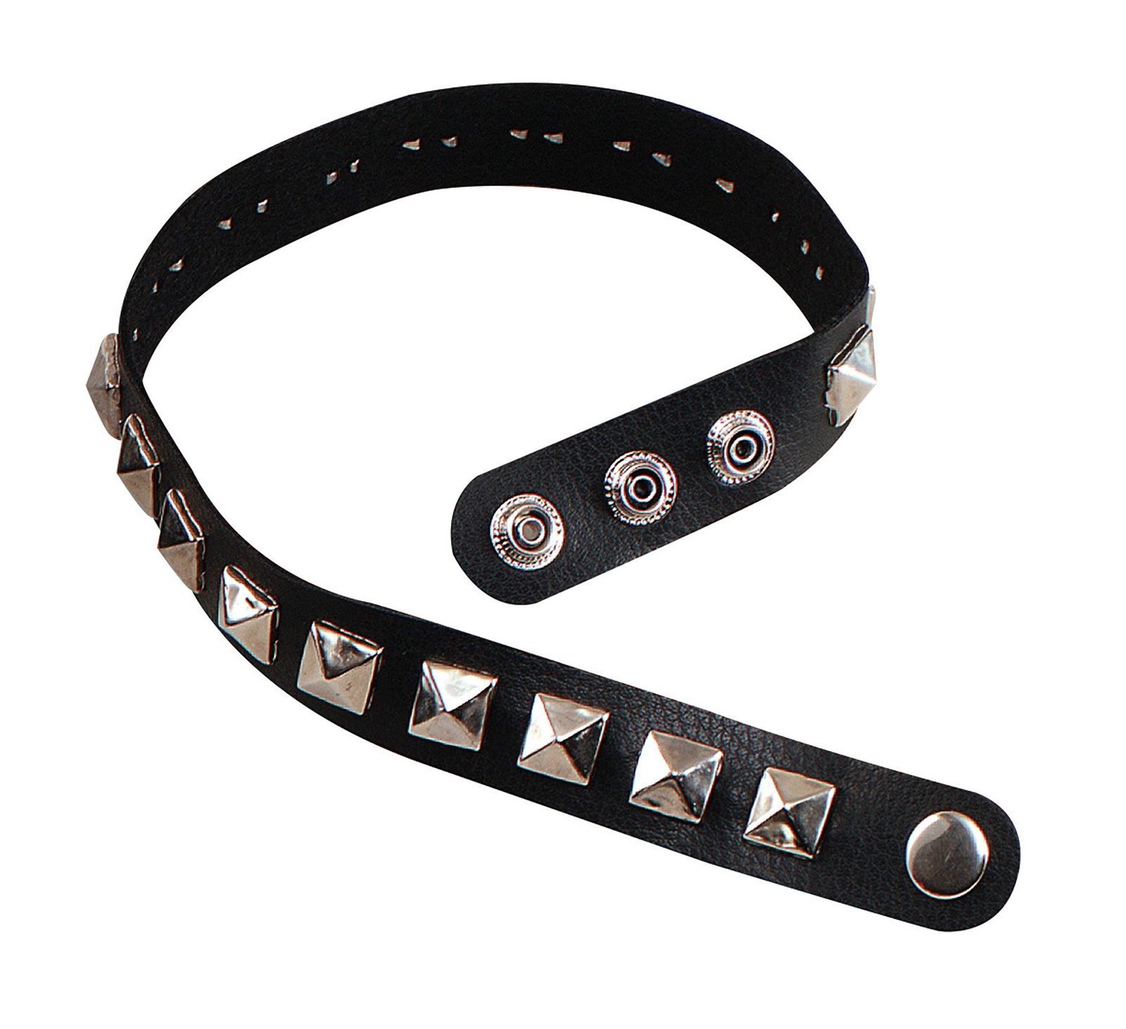 STUDDED CHOKER. PUNK - FANCY DRESS Costume Accs NUOVO